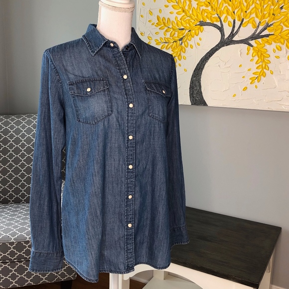 liz claiborne denim shirt
